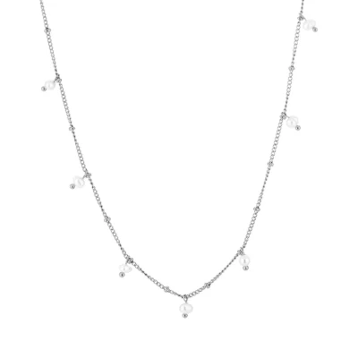 Afbeelding van Bijoutheek Collier Balls Kleine Parels Zilver