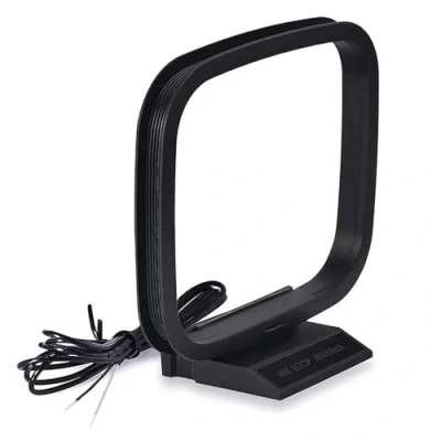 Afbeelding van Bingfu AM Loop Antenna with 2 Pin Bare Wire Compatible Denon Pioneer Onkyo Yamaha Marantz Pyle Indoor Radio Bluetooth Stereo Receiver AV Audio Vedio Home Theater Power Amplifier System