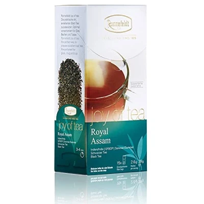 Afbeelding van Ronnefeldt Royal Assam &#039;Joy of Tea&#039; zwarte thee, krachtig / kruidig, 15 theezakjes, 39 g, hoeveelheid: 2 stuks