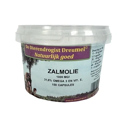 Afbeelding van Dierendrogist zalmolie capsules