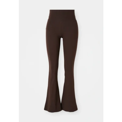 Afbeelding van Gina Tricot SOFT Flare Trousers Broek, Dames, Maat: 42, Java