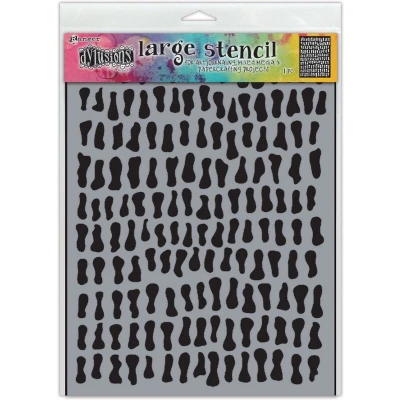 Afbeelding van Ranger Dylusions Stencils Golden Nuggets Large DYS79798 Dyan Reaveley (06 22)
