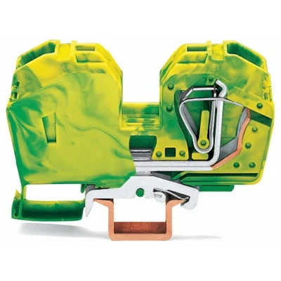 Afbeelding van WAGO 285 637 Aardingsklem 16 mm Spanveer Toewijzing: Terre Groen, Geel 15 stuk(s)