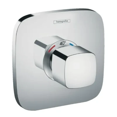 Afbeelding van Hans grohe ecostat e afbouwdeel highflow inbouwthermostaat chroom 15706000