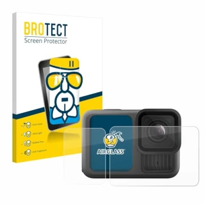Afbeelding van BROTECT Glas Screen Protector voor GoPro Hero 13 Black Schermbeschermer [9H Hardheid, Beschermglas Folie niet Gehard Glas]