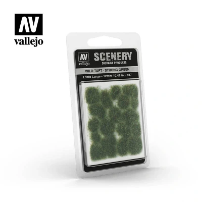 Afbeelding van Vallejo Scenery SC427 Wild Tuft Strong Green (XL)