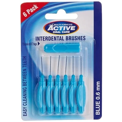 Afbeelding van Beauty Formulas, Accessoires voor tandverzorging, Active Oral Care Interdentale ragers reinigers 0,60Mm 6 stuks. (Tandenborstel sterilisator)
