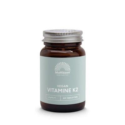 Afbeelding van Mattisson Vitamine K2 200 mcg/MK7 60 tabletten