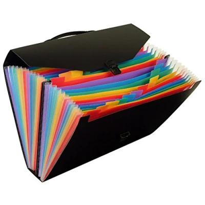 Afbeelding van Viquel Rainbow Class ordner met 24 scheidingsbladen, meerkleurig