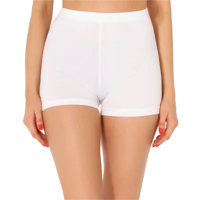 Afbeelding van Merry Style MS MS10 358 LE Dames Leggings Sport Vrijetijdsbroek Kort Katoen Sporbroek Yogabroek Wit L