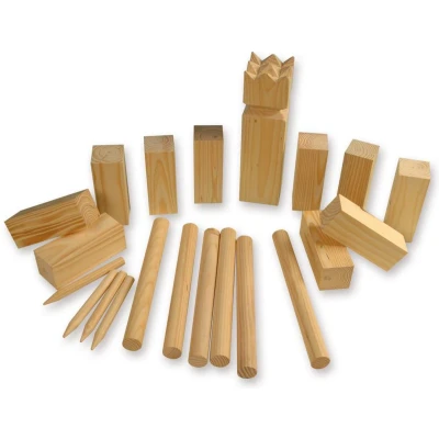 Afbeelding van Kubb in Fotodoos Dennenhout