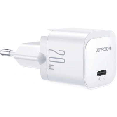 Afbeelding van Joyroom 20W mini oplader USB C poort Wit