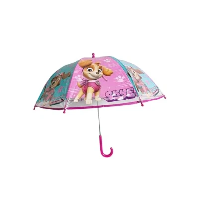 Afbeelding van Paw Patrol 45 cm meisjes paraplu transparant roze