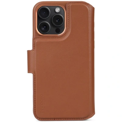 Afbeelding van Decoded Drop Protection MagSafe Wallet iPhone 15 Pro Max Tan