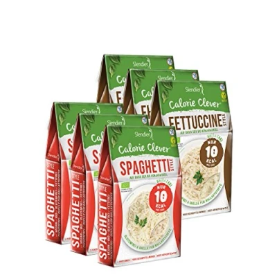 Afbeelding van Slendier Shirataki Bio Konjak Italy proefpakket, caloriearm, shirataki, glutenvrij 6 x 250 g