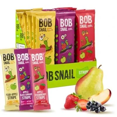 Afbeelding van Suikervrije snoepjes geschenkdoos met fruitleer 30 bulk gezonde eiwitten veganistische snacks voor kinderen en volwassenen aardbeien zwarte bessen appel peer glutenvrije koolhydraatarme