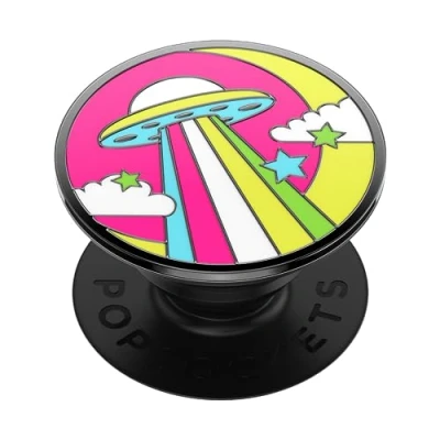 Afbeelding van PopSockets: PopGrip Uittrekbare Greep en Standaard voor Smartphones Tablets met een Verwisselbare PopTop Enamel Sauced