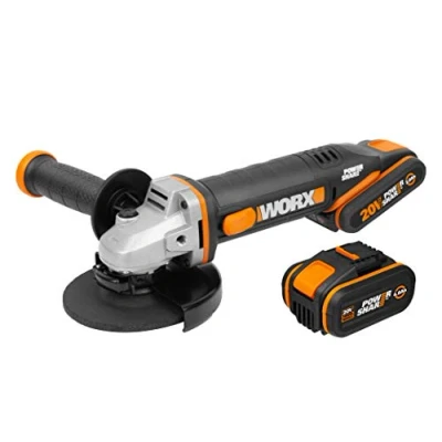 Afbeelding van Worx WX803 schuurmachine, 125 mm, 20 V, 2 Ah + 4
