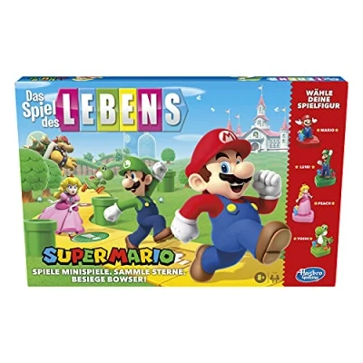 Afbeelding van Hasbro Gaming The Game of Life: Super Mario Edition, Bordspel, Race, 8 jaar DUITSE VERSIE