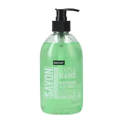 Afbeelding van 12x Sence Savon Pompje Handzeep Refreshing Aloe Vera 500 ml