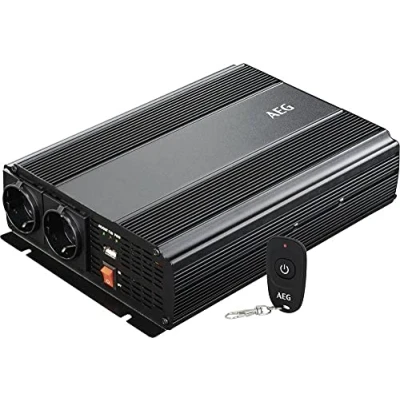 Afbeelding van AEG 10057 Omvormer 1000 W 12 V/DC 230 V/AC Op afstand bedienbaar