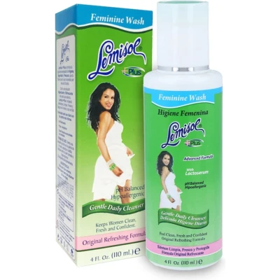 Afbeelding van Lemisol Plus With Lactoserum Feminine Wash Gentle Daily Cleanser Original Refreshing Formula, (4 oz/118ml)