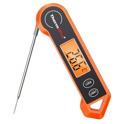 Afbeelding van ThermoPro TP19H Digitale Vleesthermometer voor Koken met Ambidextrous achtergrondverlichting, Waterdichte Voedselthermometer Temperatuursonde Keuken BBQ Grill Rookoven Olie Frituursnoepje