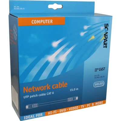 Afbeelding van Scanpart Netwerkkabel Cat6 (Utp) 15.0M