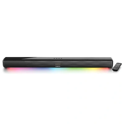 Afbeelding van Lenco SB 042LEDBK 85cm Bluetooth® soundbar met HDMI (ARC) enLED verlichting Zwart