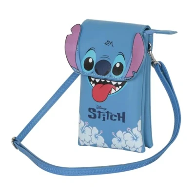 Afbeelding van Karactermania Lilo en Stitch Telefoontas Tong Blauw Disney