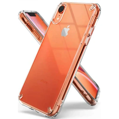 Afbeelding van Ringke Fusion Compatibel met iPhone XR Case, Transparant Schokbestendig Bumper Hoesje Clear