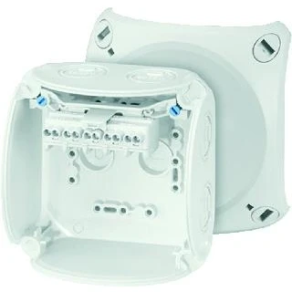 Afbeelding van Hensel kabeldoos 5 polig 1 2 5mm weerbestendig grijs ip66 ip67 kf 0402 g