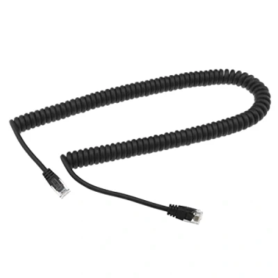 Afbeelding van EMSea RJ12 6P6C Mannelijke naar Telefoon Cord Rechte Bedrade Kabel Intrekbare Lente Accessoires Voor Telefoonlijnen Fax Lijnen Printer