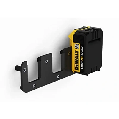 Afbeelding van NewGround Designs Accu wandhouder geschikt voor DeWalt 18V / 14,4V accu&#039;s, accuhouder, 3 Made in Germany (3 accu&#039;s)