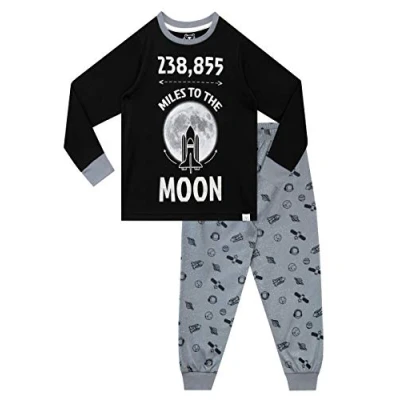 Afbeelding van Harry Bear Jongens Pyjama&#039;s Ruimte Zwart 146