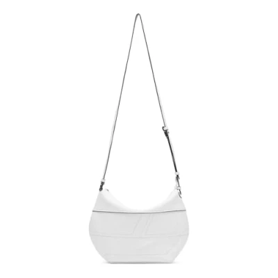 Afbeelding van LIEBESKIND BERLIN Schoudertas Edda Calf Optic Hobo Bag Arctic Crème