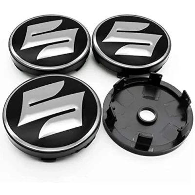Afbeelding van 4 Stuks Naafdoppen Voor Suzuki Grand Vitara SX4 Swift Jimny 56mm, Accessoires Banden En Velgen, Autodecoratie badges