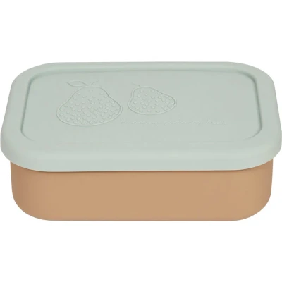 Afbeelding van OYOY Yummy Brooddoos/Lunch box met indeling S Green/Camel