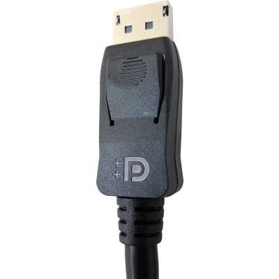 Afbeelding van TECHly DisplayPort Aansluitkabel 2.00 m ICOC DSP A14 020 Zwart [1x stekker 1x stekker]