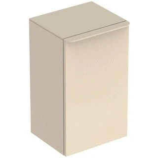 Afbeelding van Geberit smyle zijkast vierkant wand 1x deur spaanplaat 600 x 360 326mm hxbxd zandgrijs 500 jl 1