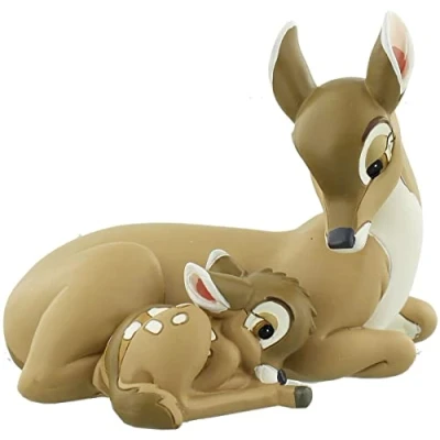 Afbeelding van Disney Bambi en moeder aandenken beeldje 11cm magische momenten My Little One DI182