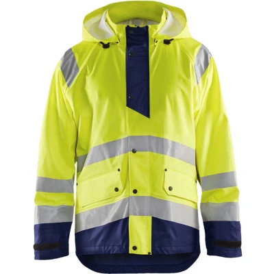 Afbeelding van Blaklader Regenjas High Vis LEVEL 1 4323 2000 Geel/Marineblauw M