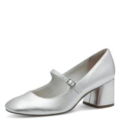 Afbeelding van Marco Tozzi Klassieke pumps, Dames, Maat: 37, Silver Hoogwaardig imitatieleer