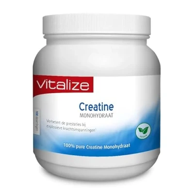 Afbeelding van Creatine Monohydraat 500 gram Stimuleert spiergroei/spiermassa spiergroei/ spiermassa bij explosieve krachtinspanningen¹ Vitalize