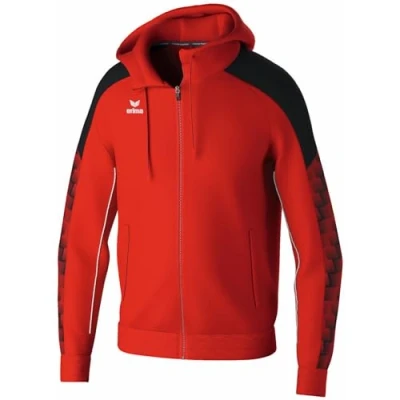 Afbeelding van ERIMA EVO STAR trainingsjack met capuchon rood/zwart / XXL