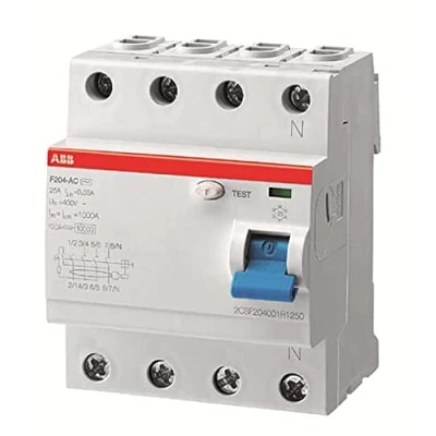 Afbeelding van Abb system pro m compact aardlekschakelaar 4p 40a 0 1a f 204 a 40 1 2csf204101r2400