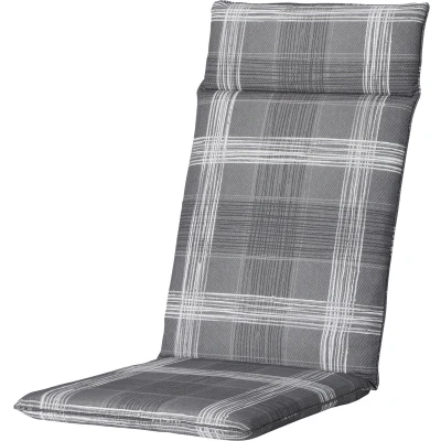 Afbeelding van Madison Tuinstoelkussen Universeel Hoog Simon Grey 120x50cm