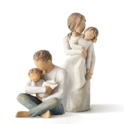 Afbeelding van Willow Tree MotherDaughter Figuur Plus Kleine Een Figuur, Gebeeldhouwd Handgeschilderde 2