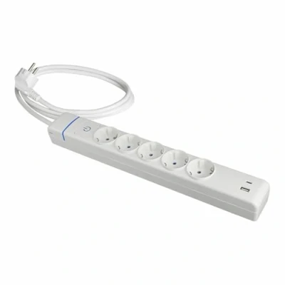 Afbeelding van Stopcontactenstrip 5 Tomas met Interruptor Solera 51ilac USB 250 V 16 A (1,5 m)