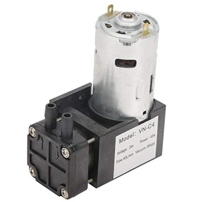 Afbeelding van Akozon Oilless vacuümpomp DC24V Mini kleine olievrije 85 kPa debiet 40 l/min voor gas lucht